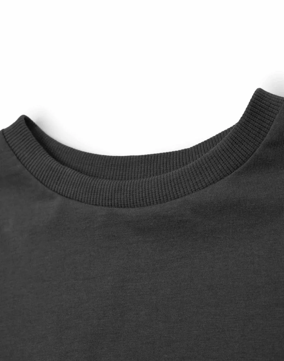 Minecraft Kids Grey Build Create Explore T-Shirt (3-14 Years)