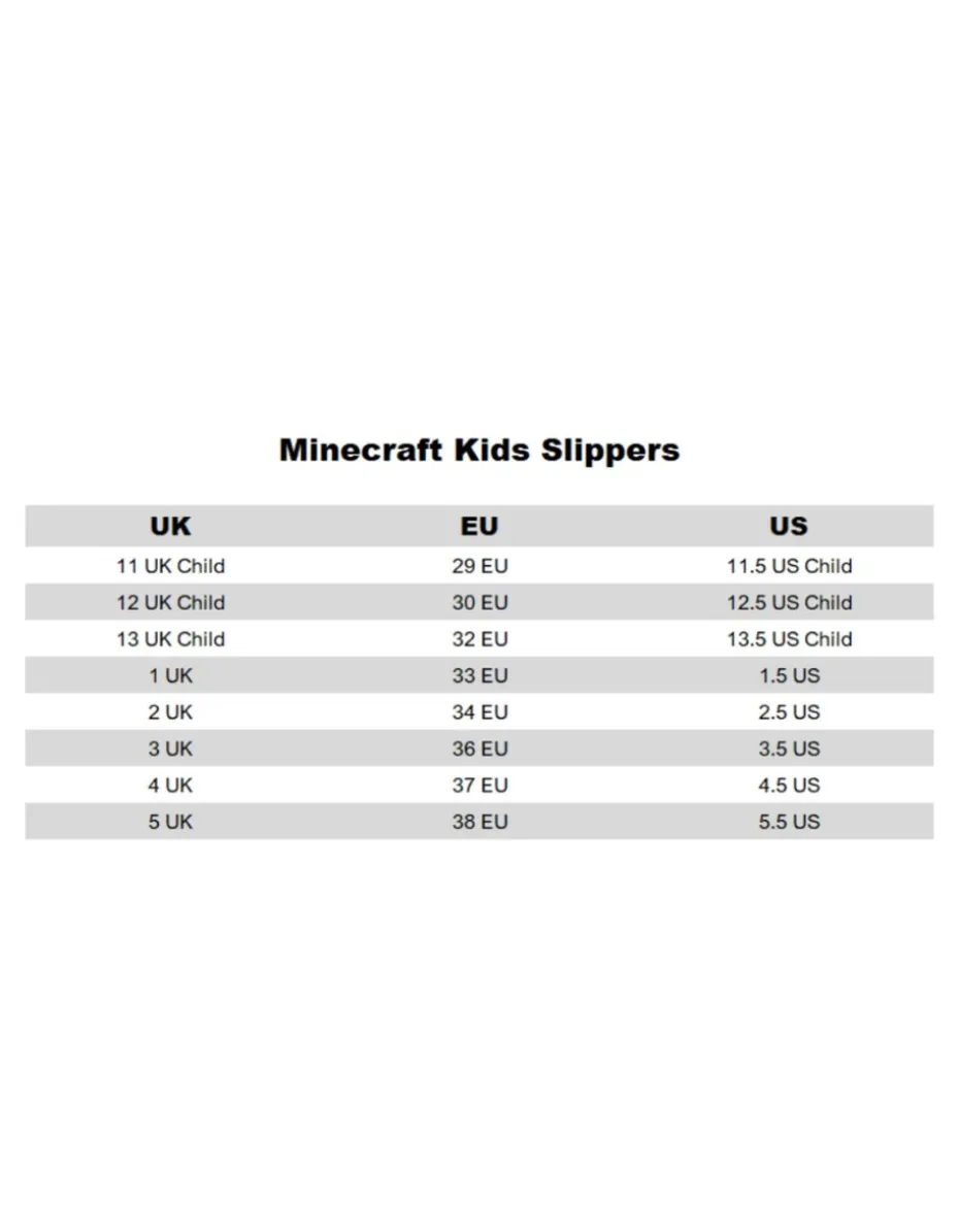 Minecraft Kids Multicoloured Grafitti Slip On Loafer Slippers (11 Younger - 5 Older)