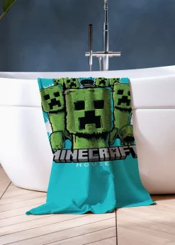 Minecraft Movie Beach Pool Towel