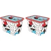 Minnie Mouse Storage Boxes 23L - Set of 2