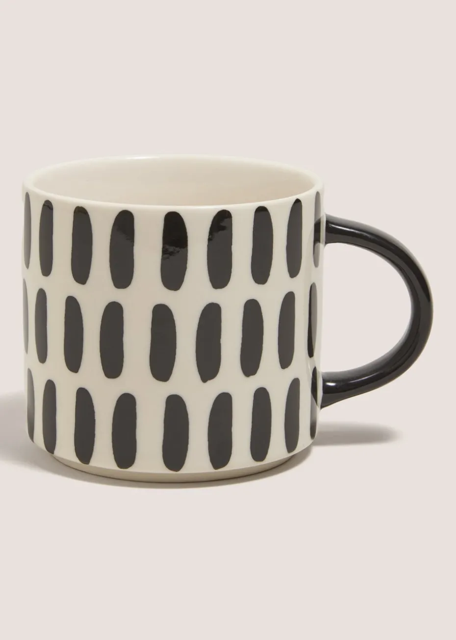 Monochrome Dash Mug