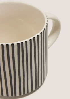 Monochrome Striped Mug