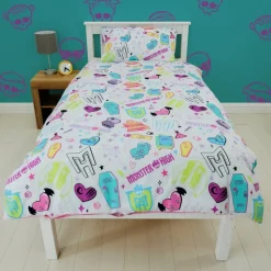 Monster High Fierce Single Panel Duvet Set