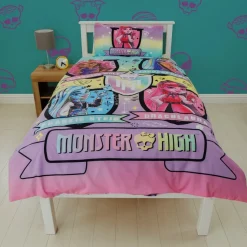 Monster High Fierce Single Panel Duvet Set