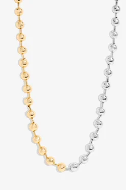 Mood Two Tone Ball Chain Allway Necklace
