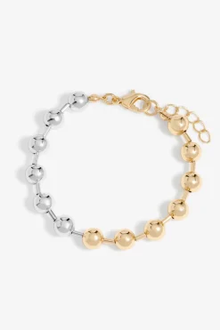 Mood Two Tone Chain Orb Bracelet