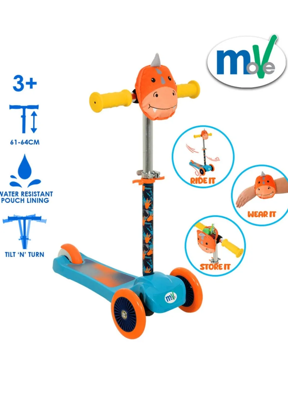MoVe Mini Go Dino Tilt Scooter With Squishle