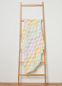 Multicolour Checker Throw