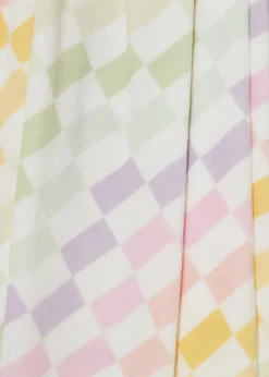 Multicolour Checker Throw