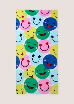 Multicolour Smile Kids Beach Towel