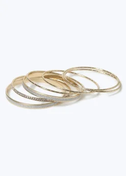 Multipack Gold Bangles