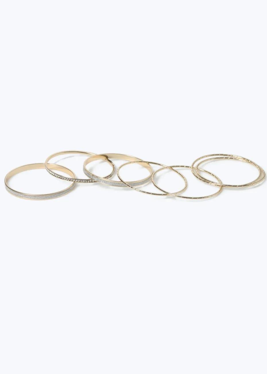 Multipack Gold Bangles