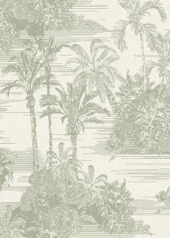 Muriva Tropical Toile Olive