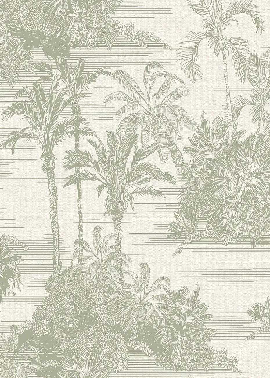 Muriva Tropical Toile Olive