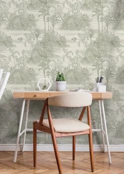 Muriva Tropical Toile Olive