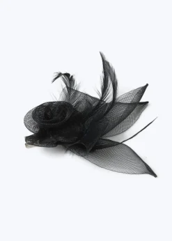 Muse Black Fascinator Hair Clip