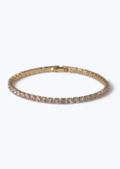 Muse Gold Tennis Bracelet