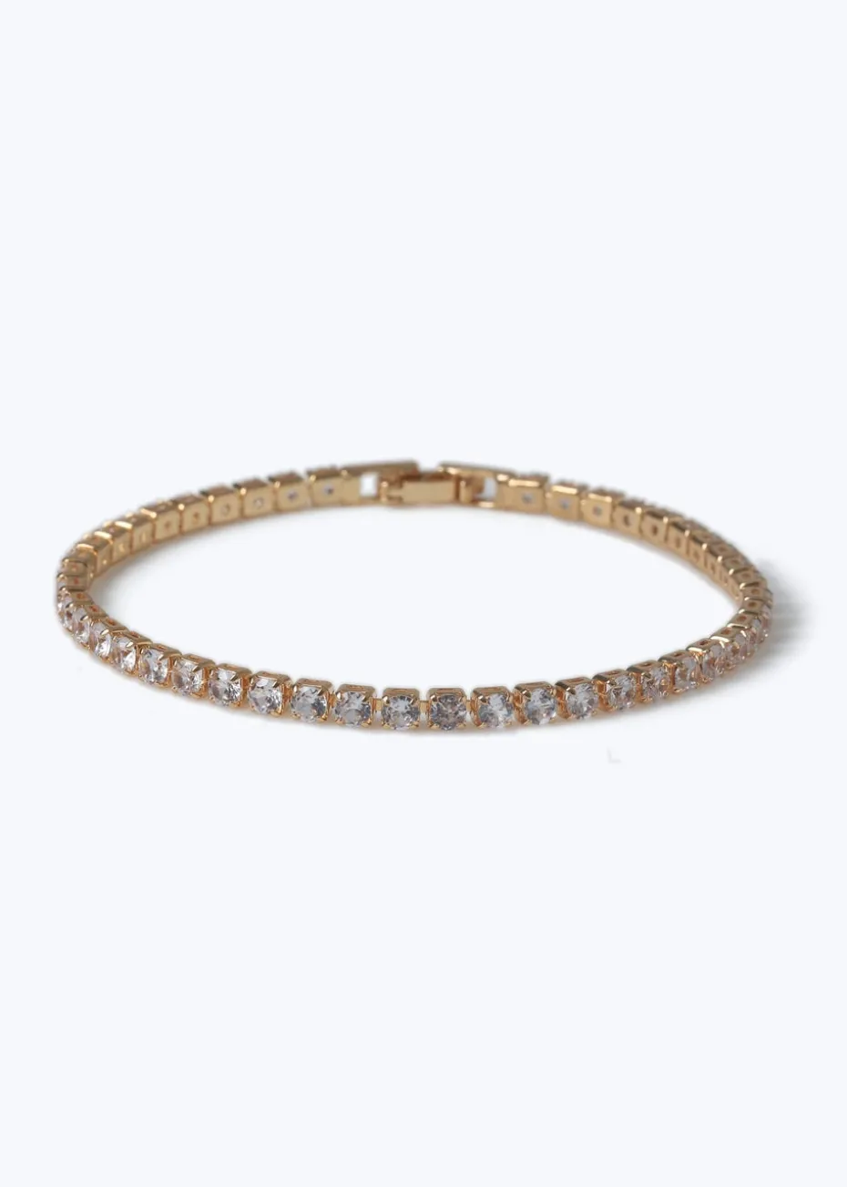Muse Gold Tennis Bracelet