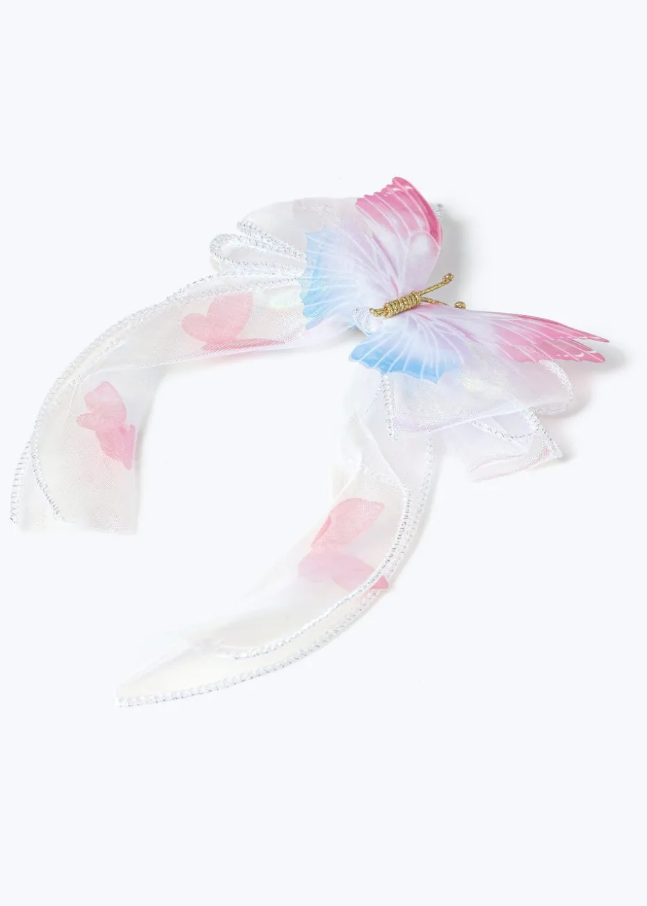 Muse Multi Coloured Butterfly Bow
