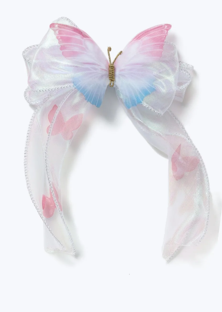 Muse Multi Coloured Butterfly Bow