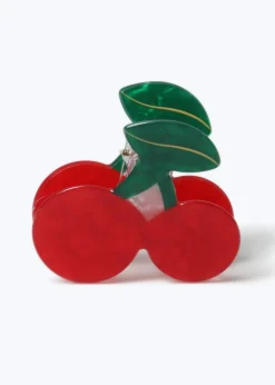 Muse Red Cherry Claw Clip