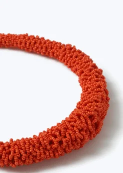 Muse Red Sea Bead Necklace