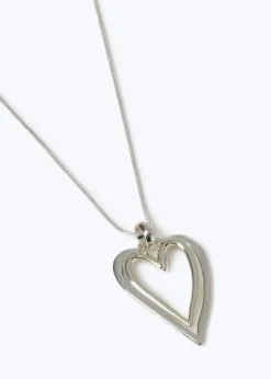 Muse Silver Heart Necklace