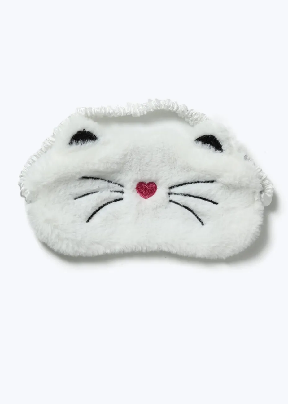 Muse White Cat Sleep Mask