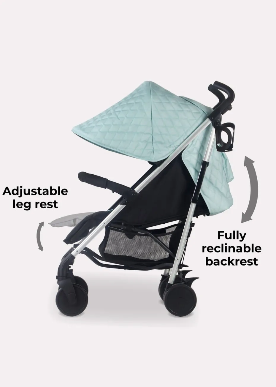 My Babiie Aqua Billie Faiers Quilted Lightweight Stroller