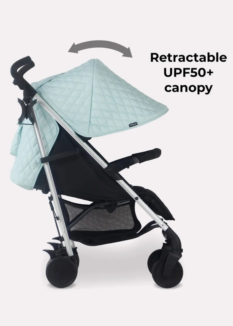 My Babiie Aqua Billie Faiers Quilted Lightweight Stroller