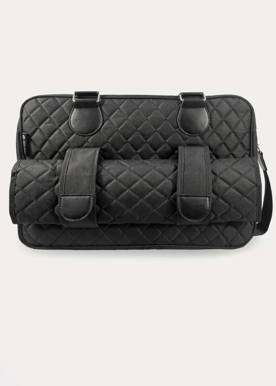 My Babiie Black Quilted Deluxe Changing Bag