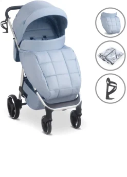 My Babiie Blue Plaid Dani Dyer Pushchair