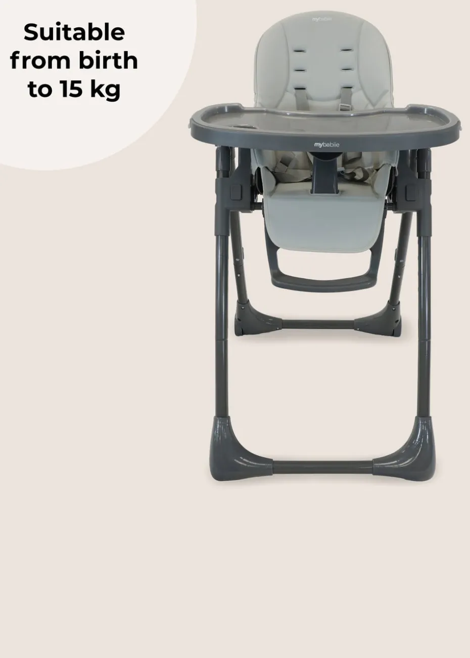 My Babiie Grey Luxe Highchair