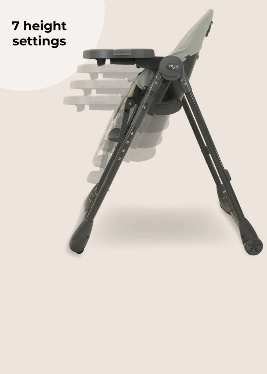 My Babiie Grey Luxe Highchair