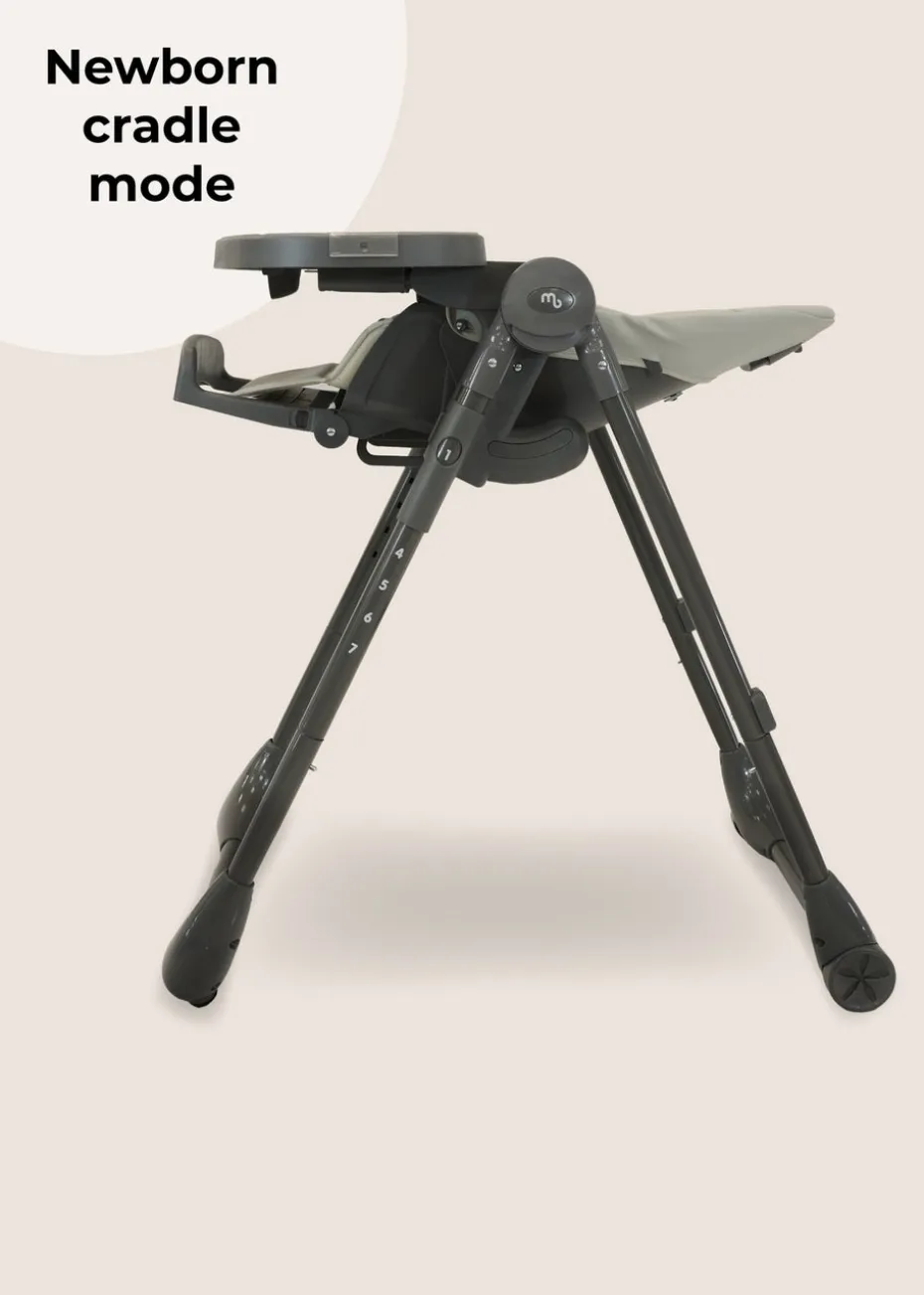 My Babiie Grey Luxe Highchair