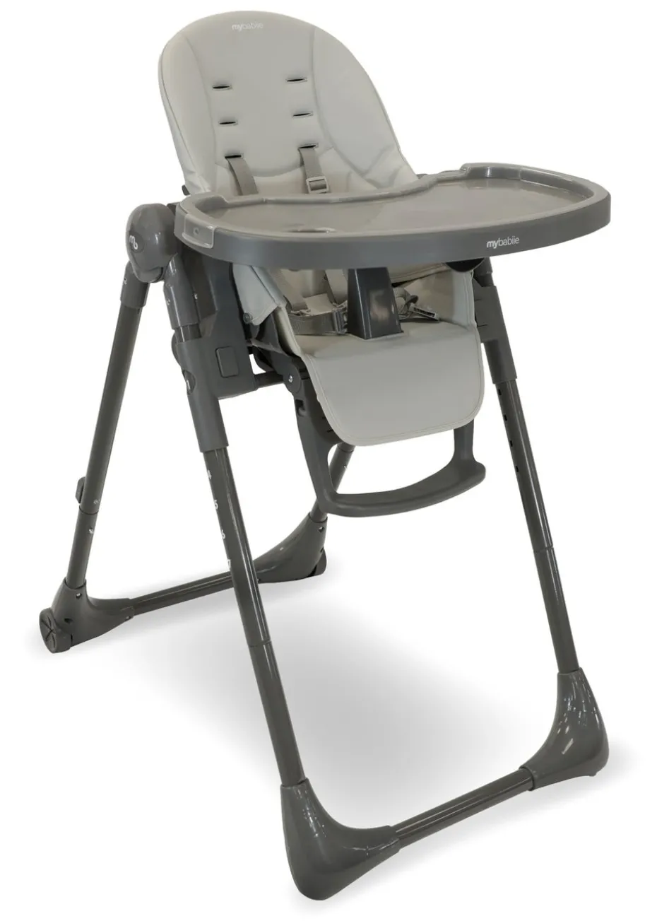 My Babiie Grey Luxe Highchair