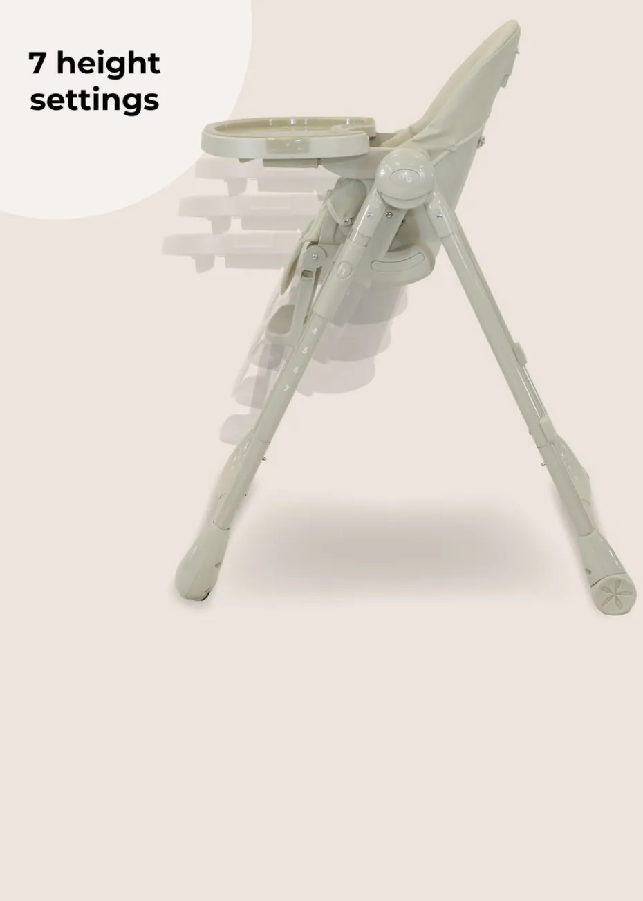 My Babiie Oatmeal Luxe Highchair