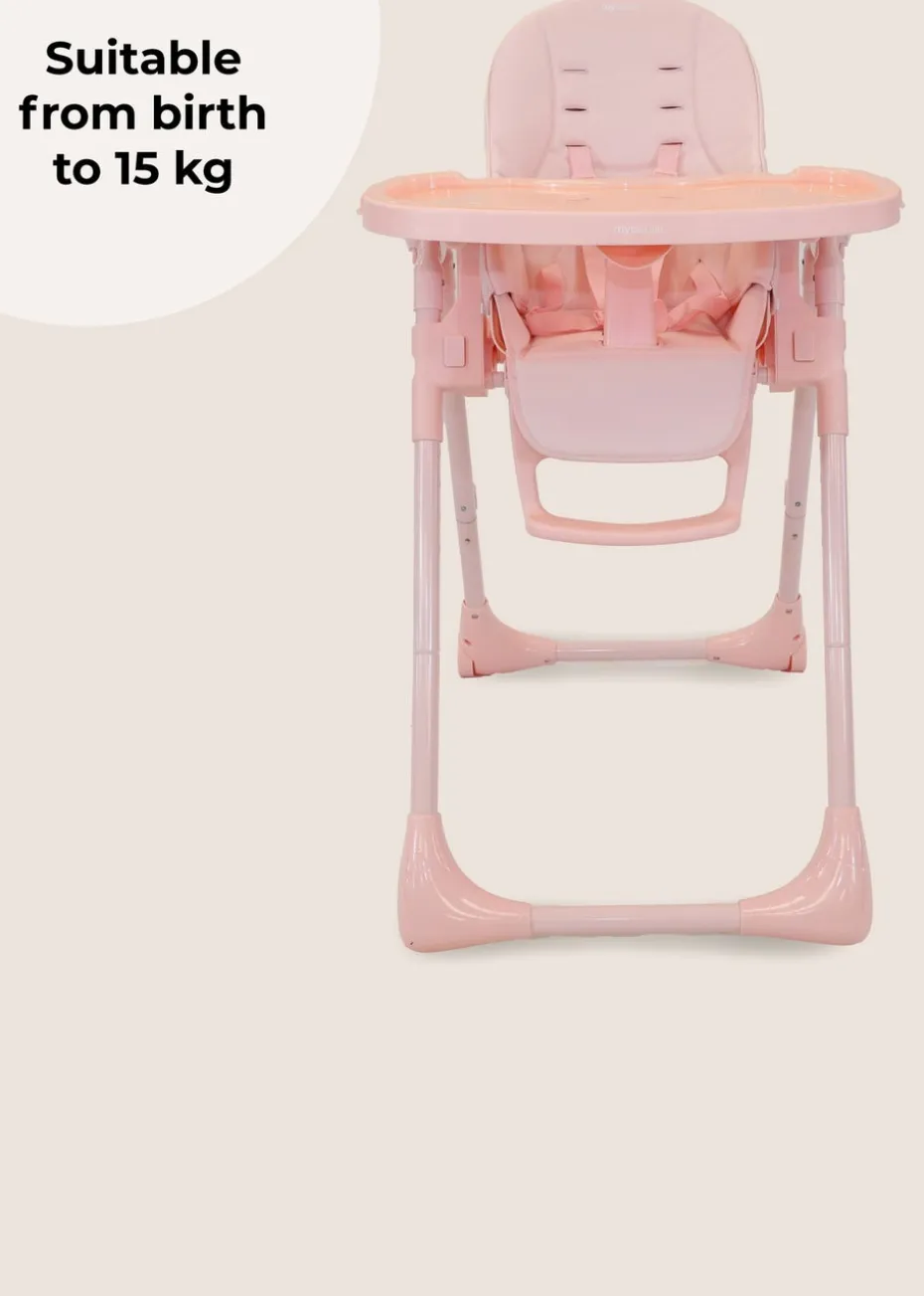 My Babiie Pastel Pink Luxe Highchair