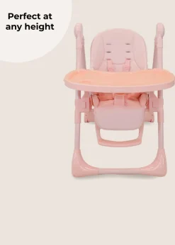 My Babiie Pastel Pink Luxe Highchair