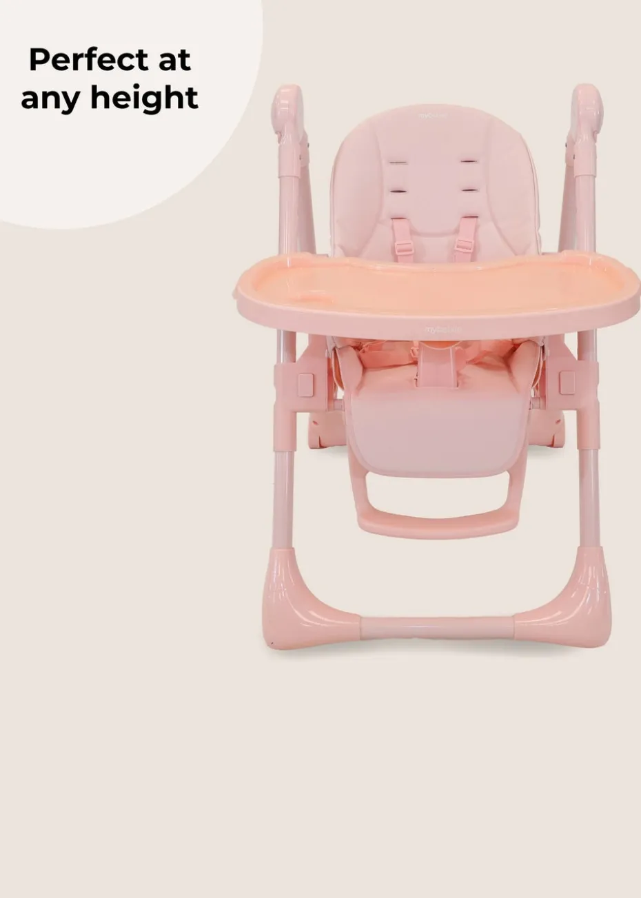 My Babiie Pastel Pink Luxe Highchair