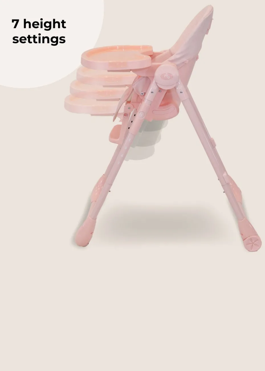 My Babiie Pastel Pink Luxe Highchair