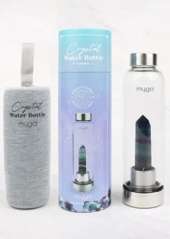 Myga Fluorite Crystal Water Bottle
