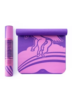 Myga Purple Unicorn Silk Childrens Print Mat