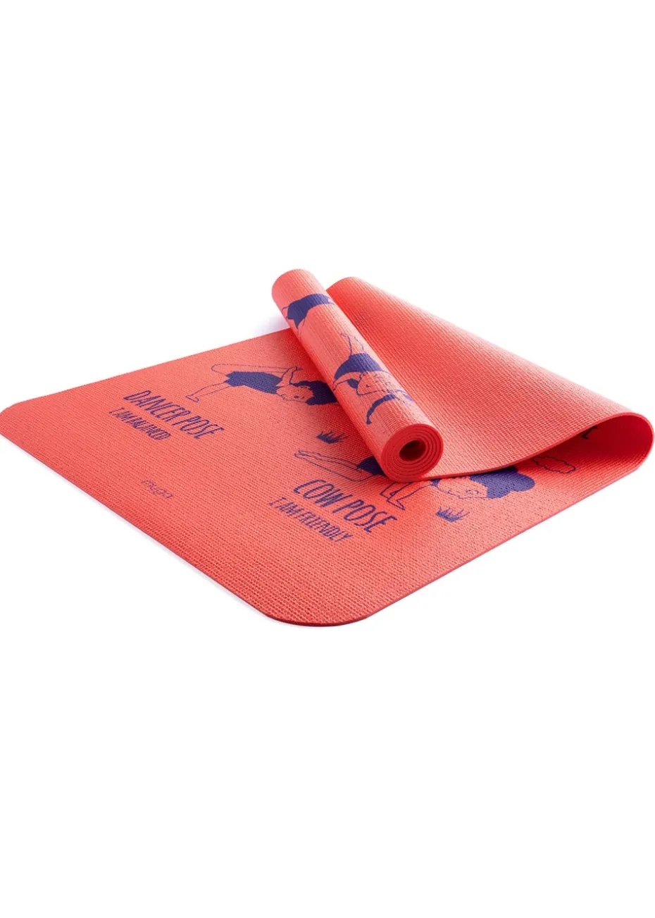 Myga Red Pose Silk Print Mat