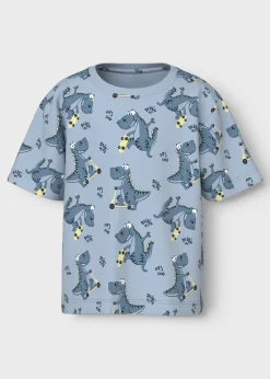 Name It Boys Blue Dino T-Shirt