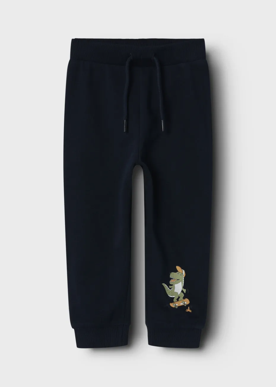 Name It Boys Navy Dino Jogging Bottoms (1.5-6yrs)