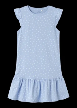 Name It Girls Blue Shell Dress (7-12yrs)