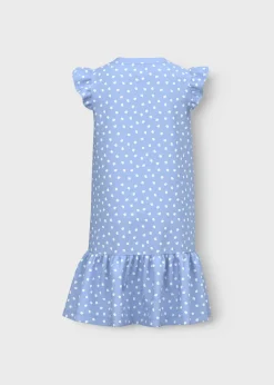 Name It Girls Blue Shell Dress (7-12yrs)