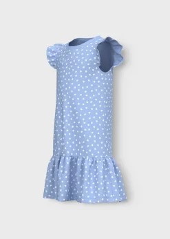 Name It Girls Blue Shell Dress (7-12yrs)