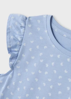 Name It Girls Blue Shell Dress (7-12yrs)